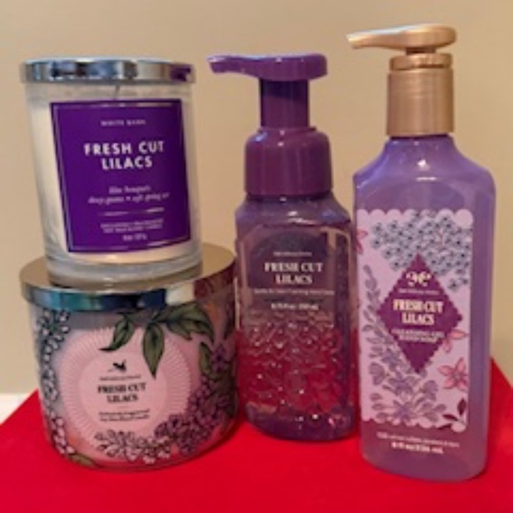 Bath & Body Works Fresh Cut Lilacs Bundle *NEW* - Picture 1 of 6